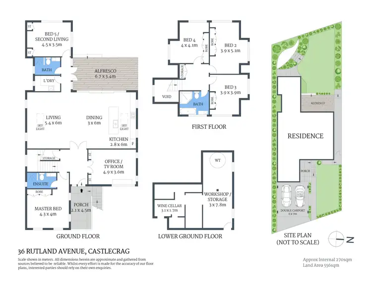 Floorplan of Homely house listing, 36 Rutland Avenue, Castlecrag NSW 2068