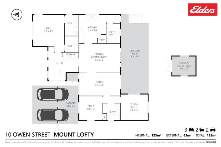 Floorplan of Homely house listing, 10 Owen Street, Mount Lofty QLD 4350
