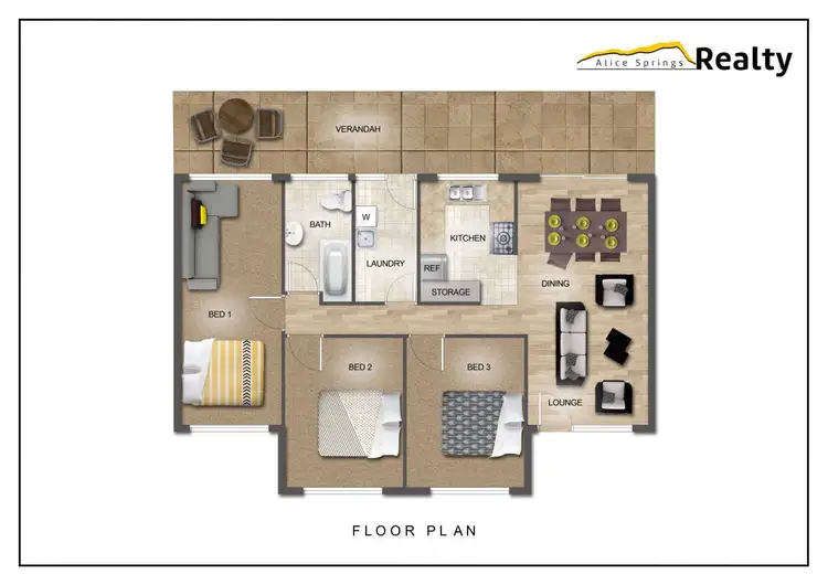 Floorplan of Homely house listing, 24 Larapinta Drive, Gillen NT 870