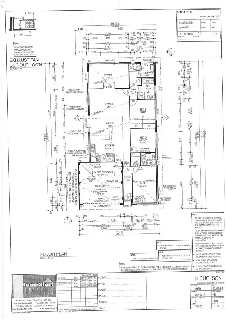 Floorplan of Homely house listing, 10 Grandis Bend, Southern River WA 6110