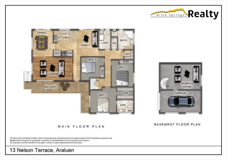 Floorplan of Homely house listing, 13 Nelson Terrace, Araluen NT 870