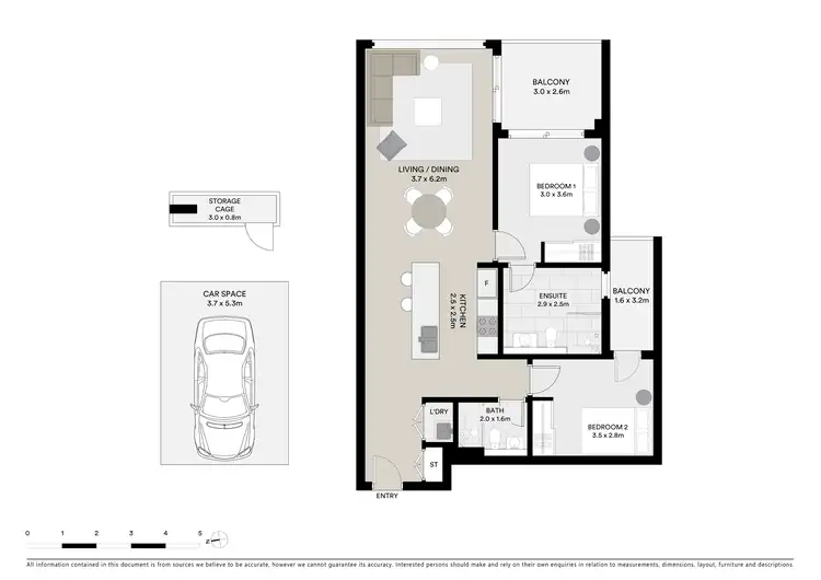 Floorplan of Homely apartment listing, 812/22 Cambridge Street, Epping NSW 2121