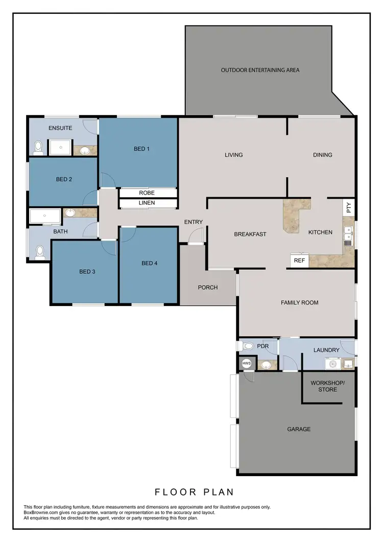 Floorplan of Homely house listing, 14 MacKey Close, Brinsmead QLD 4870