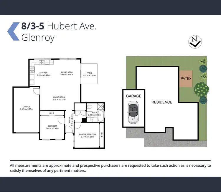 Floorplan of Homely unit listing, 8/3-5 Hubert Avenue, Glenroy VIC 3046