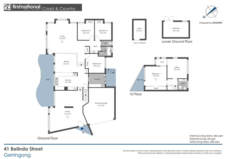 Floorplan of Homely house listing, 41 Belinda Street, Gerringong NSW 2534