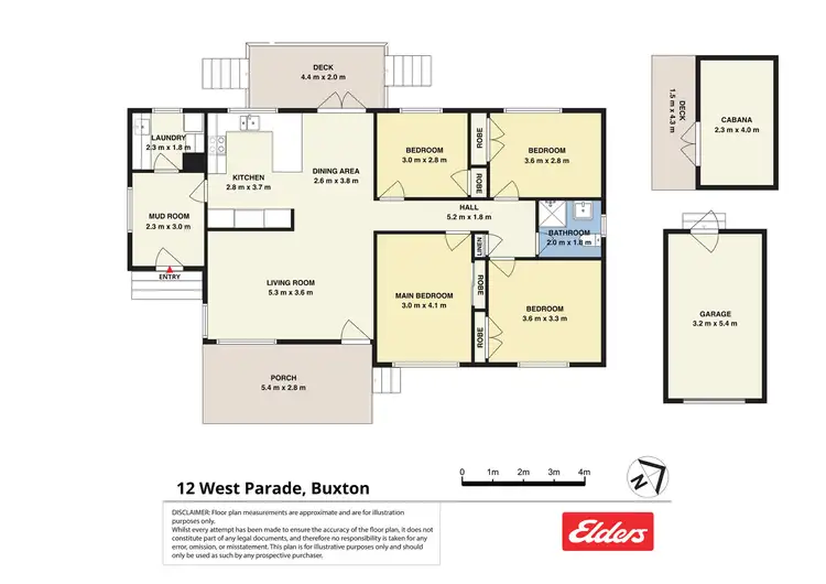 Floorplan of Homely house listing, 12 West Parade, Buxton NSW 2571