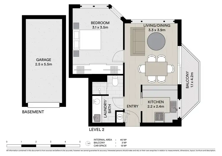 Floorplan of Homely unit listing, 16/22 Musgrave Street, Coolangatta QLD 4225