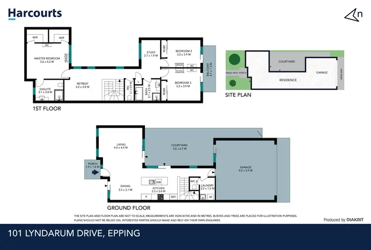 Floorplan of Homely house listing, 101 Lyndarum Drive, Epping VIC 3076
