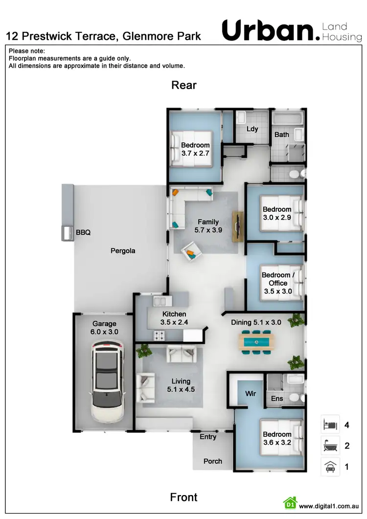 Floorplan of Homely house listing, 12 Prestwick Terrace, Glenmore Park NSW 2745