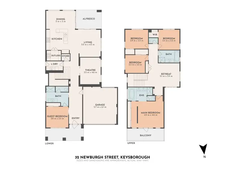 Floorplan of Homely house listing, 32 Newburgh Street, Keysborough VIC 3173