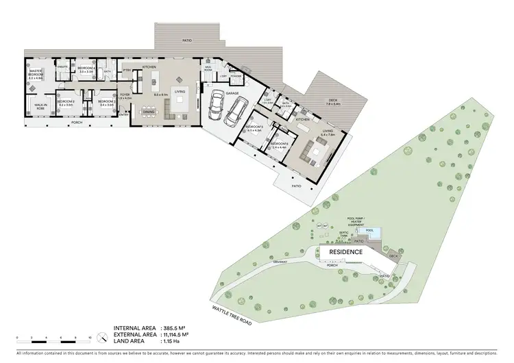 Floorplan of Homely rural property listing, 1/73 Wattle Tree Road, Holgate NSW 2250
