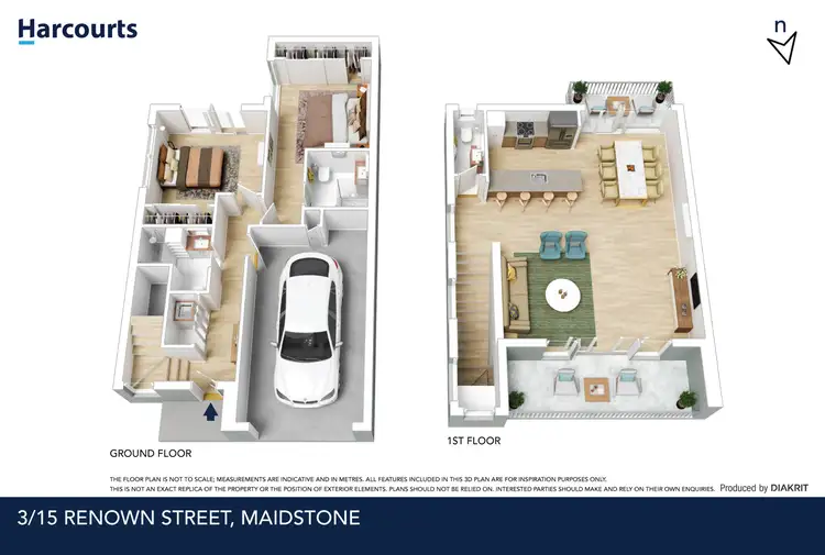 Floorplan of Homely townhouse listing, 3/15 Renown Street, Maidstone VIC 3012