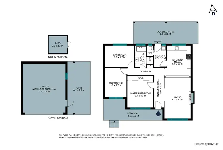 Floorplan of Homely house listing, 44 Smith Avenue, Thomastown VIC 3074