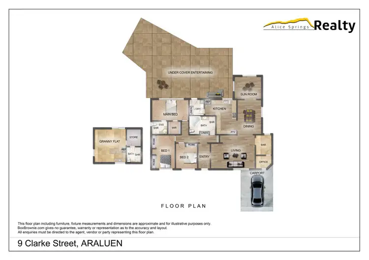 Floorplan of Homely house listing, 9 Clarke Street, Araluen NT 870