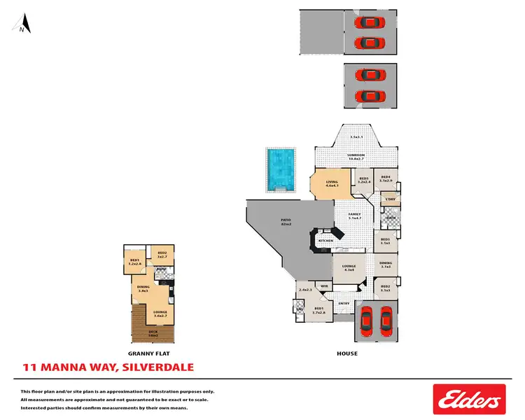 Floorplan of Homely house listing, 11 Manna Way, Silverdale NSW 2752