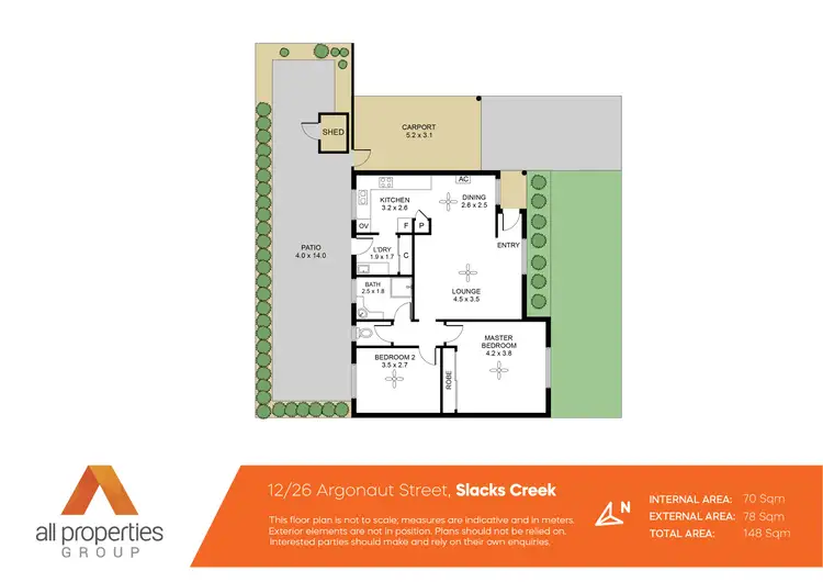 Floorplan of Homely unit listing, 12/26 Argonaut Street, Slacks Creek QLD 4127
