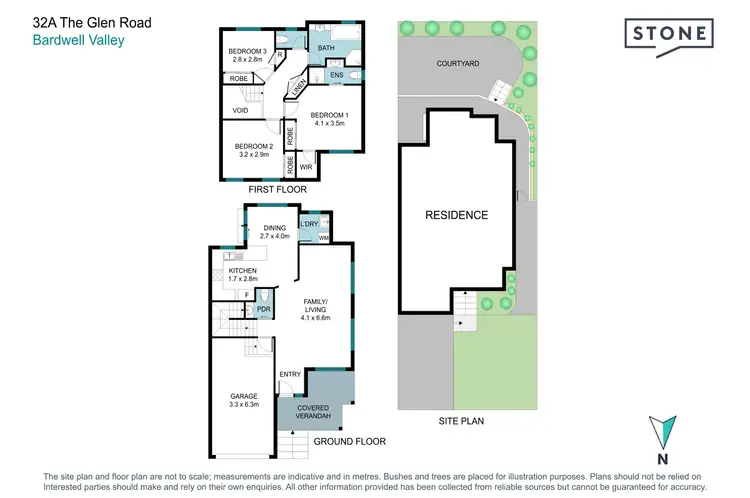 Floorplan of Homely semi-detached listing, 32A The Glen Road, Bardwell Valley NSW 2207