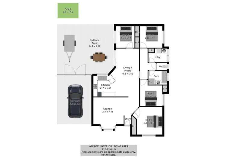 Floorplan of Homely house listing, 34 Ambrose Crescent, Wodonga VIC 3690