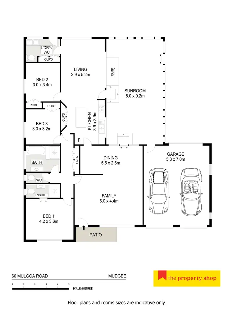 Floorplan of Homely house listing, 60 Mulgoa Way, Mudgee NSW 2850