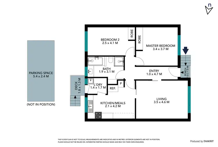 Floorplan of Homely unit listing, 3/26 Gladstone Parade, Glenroy VIC 3046