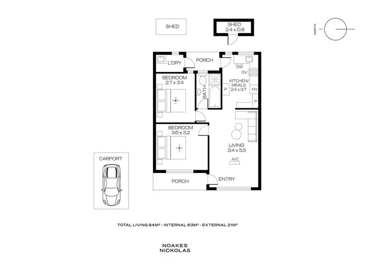 Floorplan of Homely unit listing, 4/140 Pleasant Avenue, South Plympton SA 5038