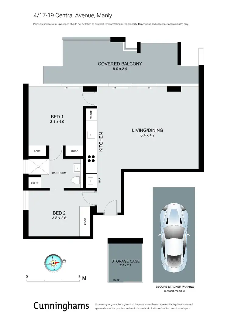 Floorplan of Homely apartment listing, 4/17 Central Avenue, Manly NSW 2095