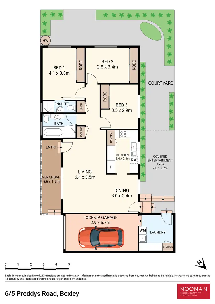 Floorplan of Homely villa listing, 6/5-7 Preddys Road, Bexley NSW 2207