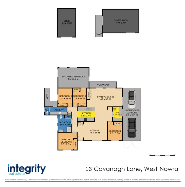 Floorplan of Homely house listing, 13 Cavanagh Lane, West Nowra NSW 2541