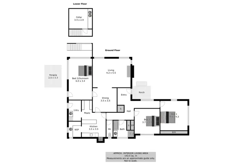 Floorplan of Homely house listing, 25 William Street, Rutherglen VIC 3685