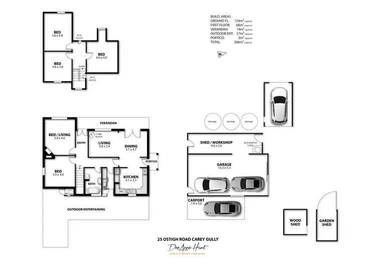 Floorplan of Homely rural property listing, 25 Ostigh Road, Carey Gully SA 5144