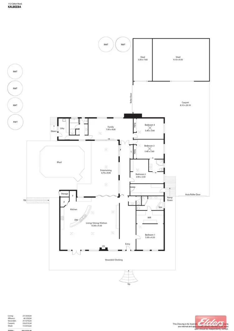 Floorplan of Homely house listing, 112 Calton Road, Kalbeeba SA 5118