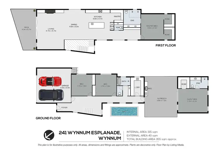 Floorplan of Homely house listing, 241 Wynnum Esplanade, Wynnum QLD 4178