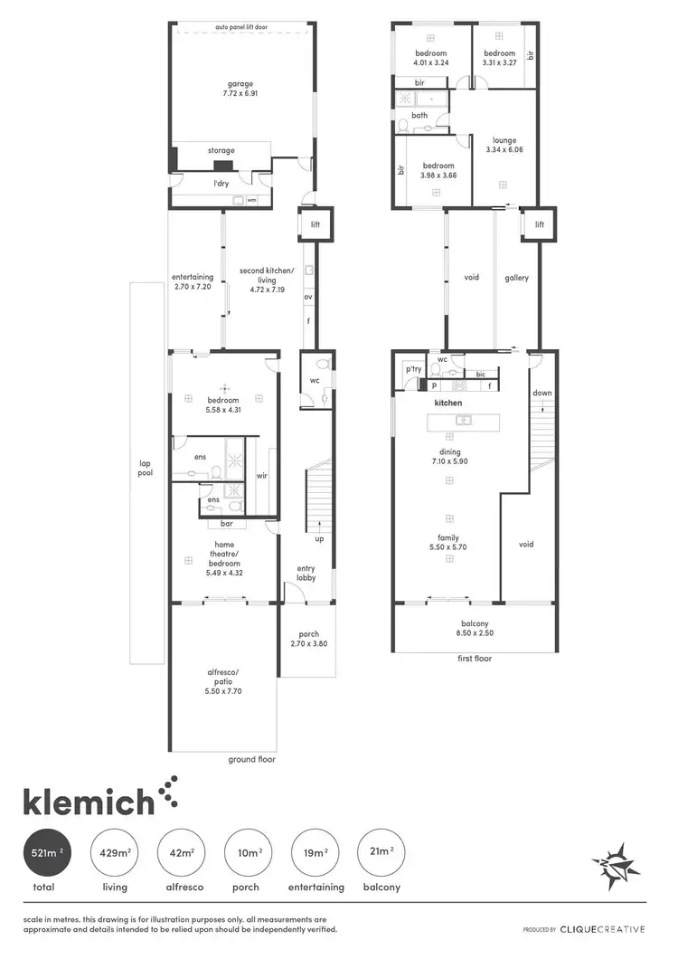 Floorplan of Homely house listing, 335 Esplanade, Henley Beach SA 5022