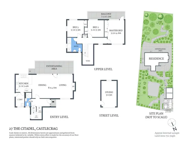 Floorplan of Homely house listing, 27 The Citadel Street, Castlecrag NSW 2068