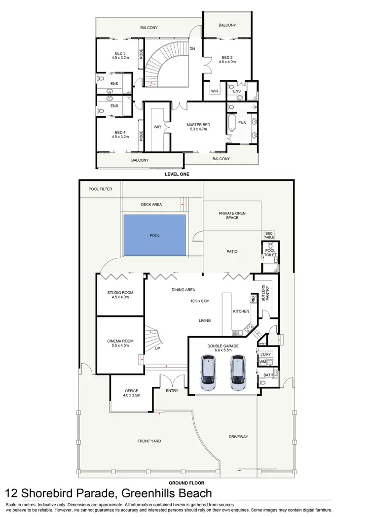 Floorplan of Homely house listing, 12 Shorebird Parade, Greenhills Beach NSW 2230
