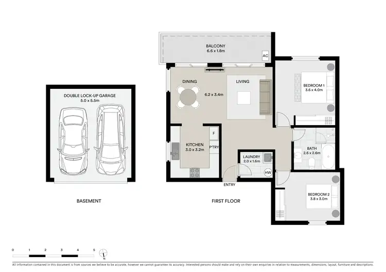 Floorplan of Homely apartment listing, 6/142 Ramsgate Road, Ramsgate Beach NSW 2217