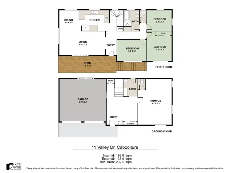 Floorplan of Homely house listing, 11 Valley Drive, Caboolture QLD 4510