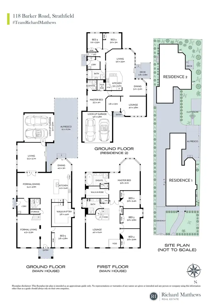 Floorplan of Homely house listing, 118 Barker Road, Strathfield NSW 2135