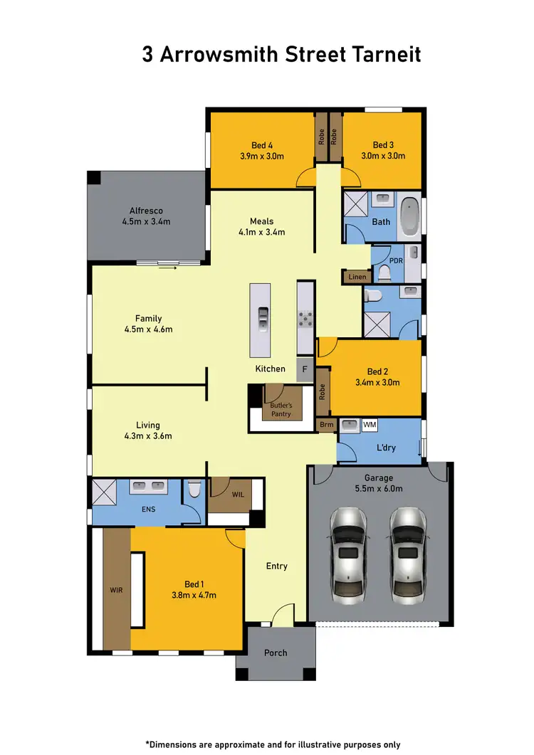 Floorplan of Homely house listing, 3 Arrowsmith Street, Tarneit VIC 3029