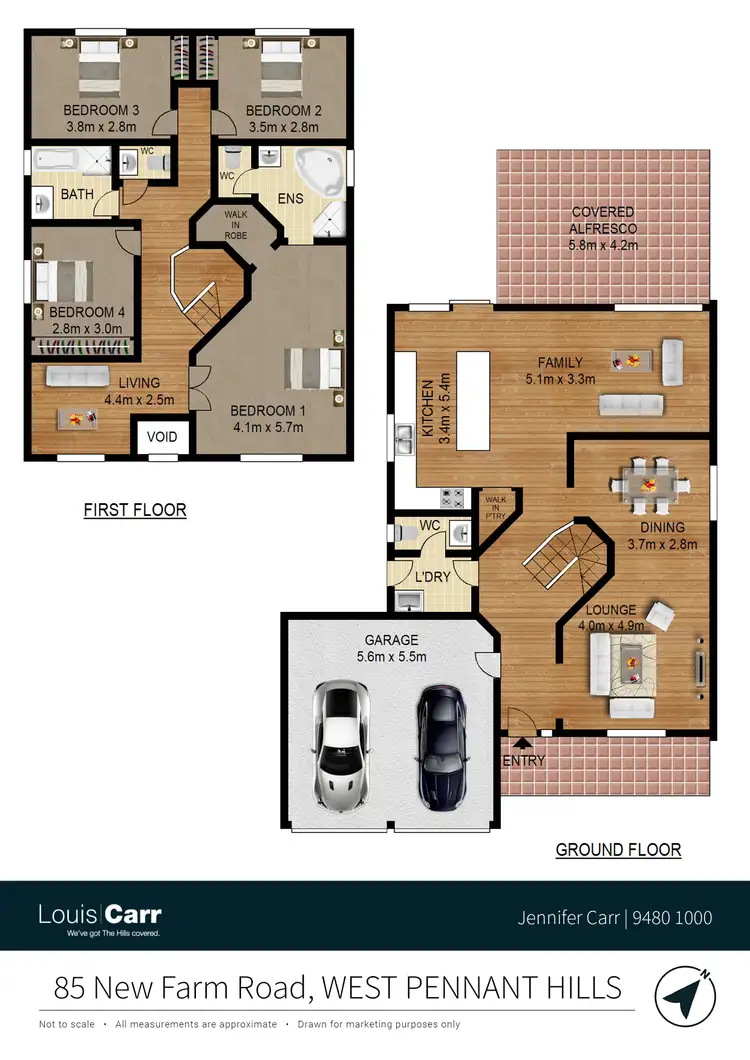 Floorplan of Homely house listing, 85 New Farm Road, West Pennant Hills NSW 2125