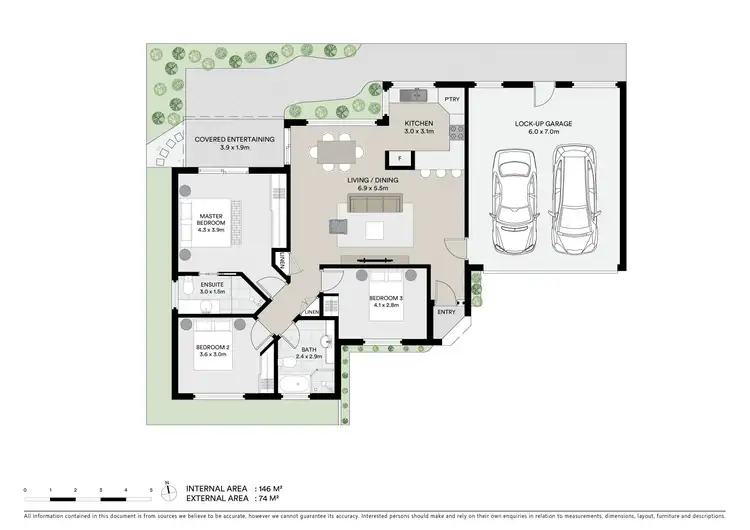 Floorplan of Homely villa listing, 3/23 Greene Street, Woy Woy NSW 2256