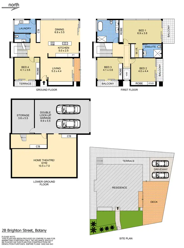 Floorplan of Homely house listing, 2B Brighton Street, Botany NSW 2019