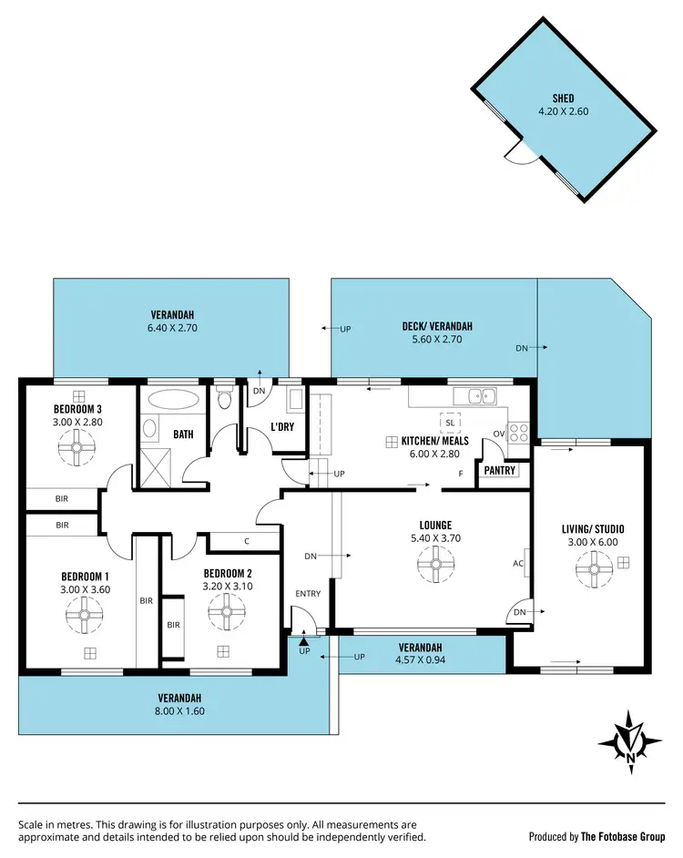 Floorplan of Homely house listing, 4 Candover Crescent, Huntfield Heights SA 5163
