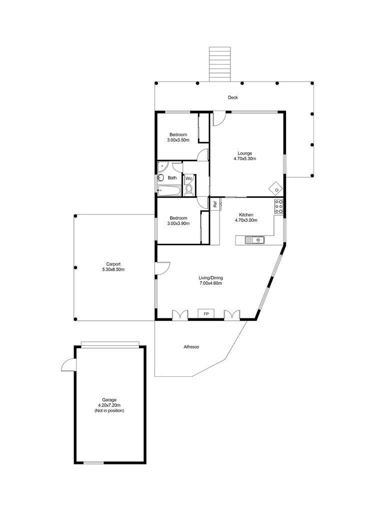 Floorplan of Homely house listing, 3435 Mansfield-Woods Point Road, Jamieson VIC 3723