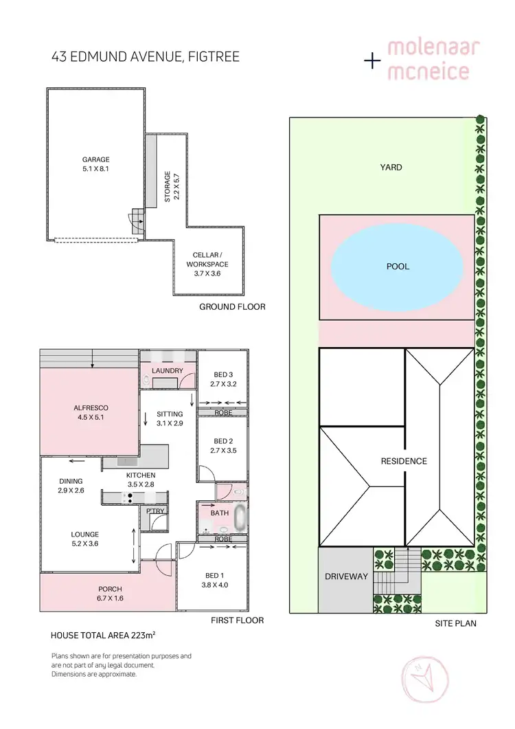 Floorplan of Homely house listing, 43 Edmund Avenue, Figtree NSW 2525