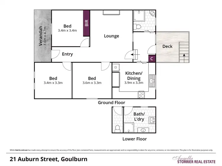 Floorplan of Homely house listing, 21 Auburn Street, Goulburn NSW 2580