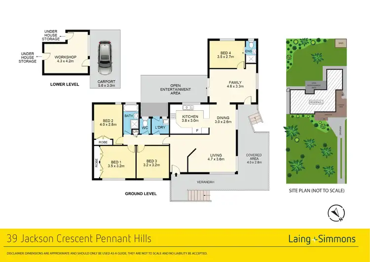Floorplan of Homely house listing, 39 Jackson Crescent, Pennant Hills NSW 2120