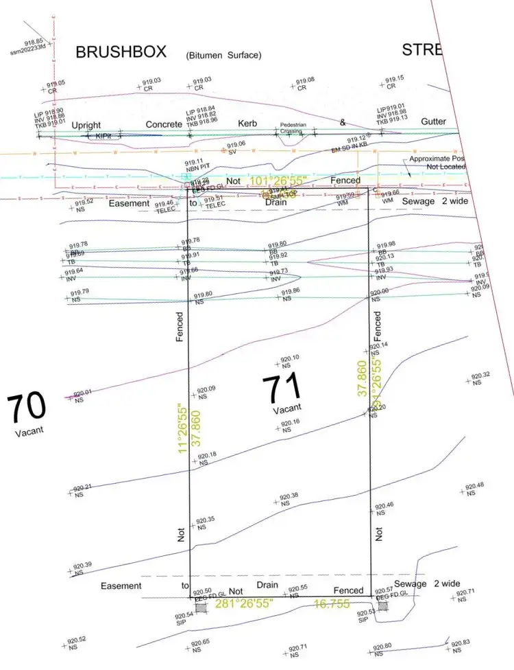 Floorplan of Homely land listing, 9 Brushbox Street, Orange NSW 2800