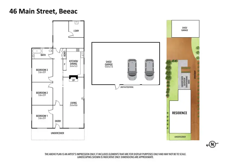 Floorplan of Homely house listing, 46 Main Street, Beeac VIC 3251