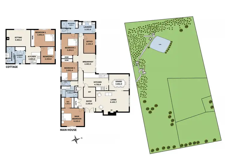 Floorplan of Homely rural property listing, 40 Axfords Road, Outtrim VIC 3951